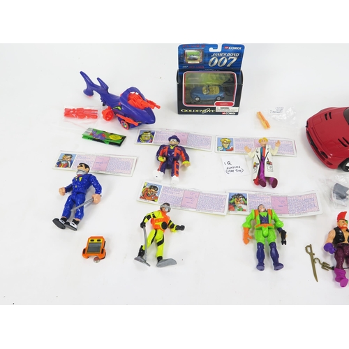 1373 - James Bond Jr Collection including figures and vehicles