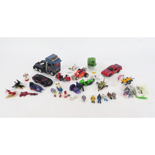 1378 - Kenner MASK Vintage Figures and Vehicles Collection together with some Hasbro Transformers