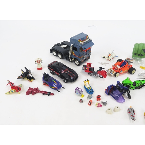 1378 - Kenner MASK Vintage Figures and Vehicles Collection together with some Hasbro Transformers