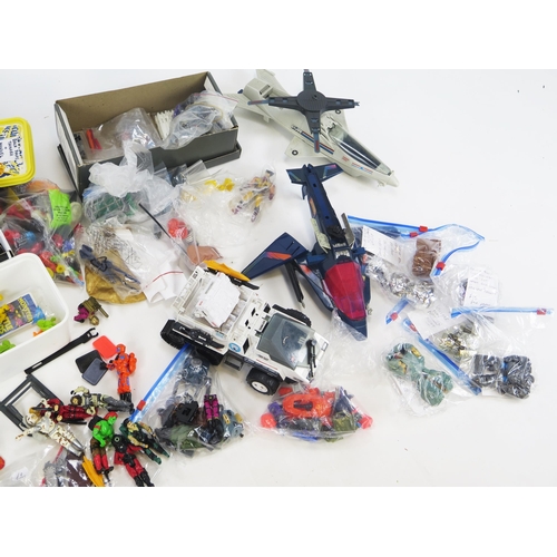 1379 - Collection of Vintage Action Figures, Vehicles, Spares & Accessories including Action Force, Thunder... 