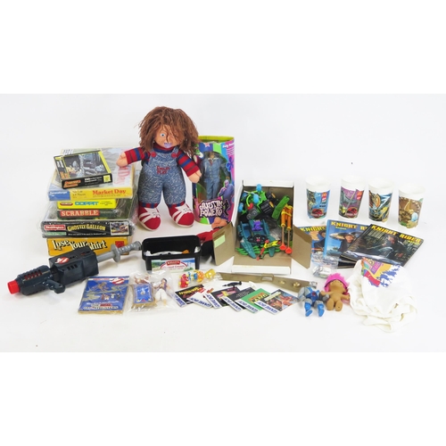 1380 - Collection of Vintage Toys & Collectables Including Teenage Mutant Ninja Turtles, Child's Play Chuck... 