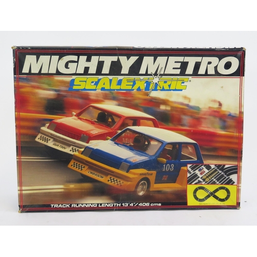 1384 - Scalextric C880 Mighty Metro Racing Set with 