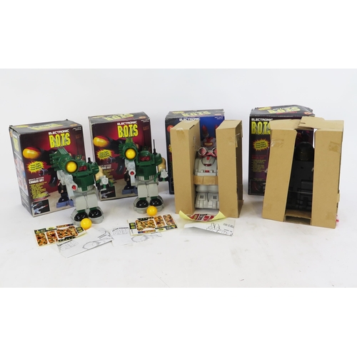 1387 - Toybiz Electronic B.O.T.S Collection of 4 including Ninja Bot No. 5014, Eliminator-2 Space-Bot No. 5... 