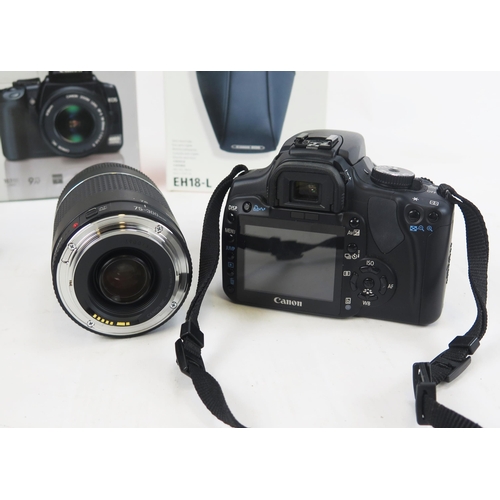 1401 - Canon EOS 400D Digital Camera with EFS 18-55mm f/3.5-5.6 and 75-300mm f/4-5.6 lenses and EH18-L case... 