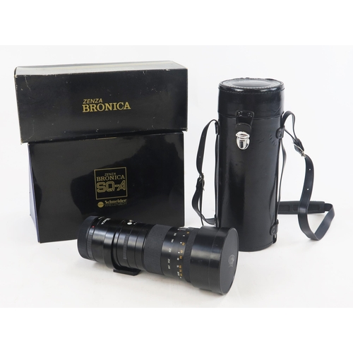 1409 - Zenza Bronica SQ-A Zenzanon-PS Variogon 140-280mm F/5.6 Zoom Lens with branded case - lens and case ... 