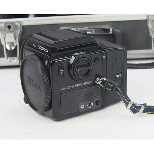 1411 - Zenza Bronica SQ-Ai Camera Body in hard shell case with SQ-i120 film back, with Macro Zenzanon PS 11... 