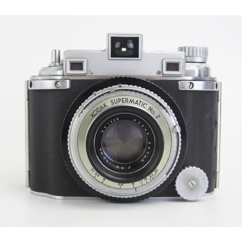 1425 - Kodak Medalist Rangefinder Camera with Supermatic No. 2 shutter and Ektar f/3.5 100mm lens