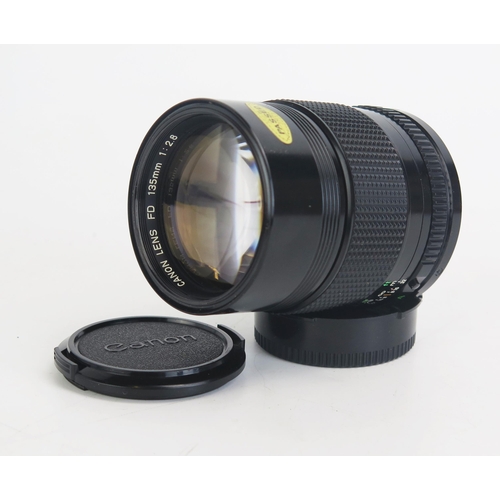 1435 - Canon FD 135mm f/2.8 Camera Lens, serial no. 53979