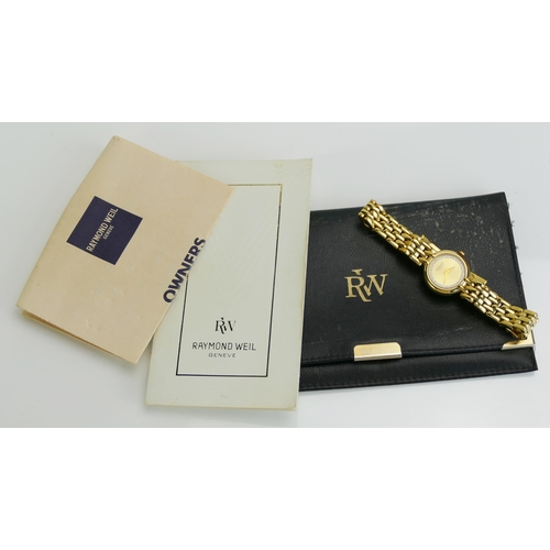 201 - A Raymond Weil Gold Plated Lady's Wristwatch