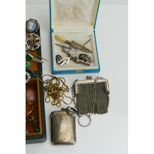 242 - A Selection of Silver and other Jewellery, etc.