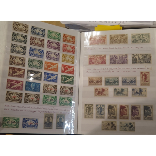 343 - A mainly mint collection of French stamps in four stockbooks including 1922 War Orphans set, 1923 Bo... 