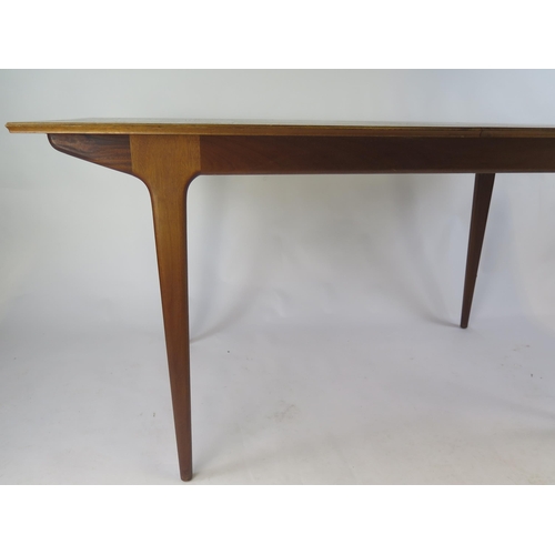 857 - A 1960's McIntosh T2 Model Extending Teak Dining Table, possibly designed by VG Ross, 153-197(l)x91(... 