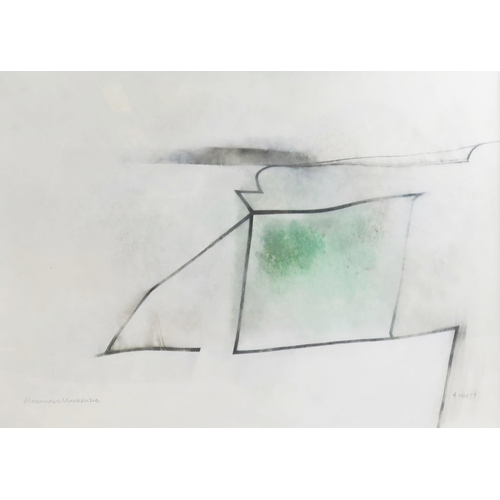 1508 - Alexander MacKenzie (British, 1923 - 2002), St Ives and Newlyn Art Society member. Abstract mixed me... 