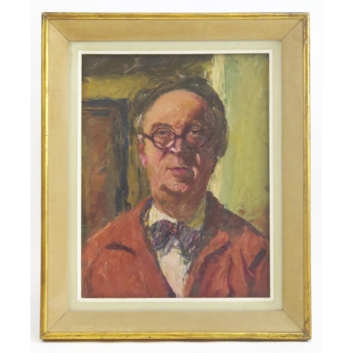 1515 - Attrib. Piero Sansalvadore (Italian 1892 - 1955) Self Portrait, oil on board, 44 x 34cm, F & G