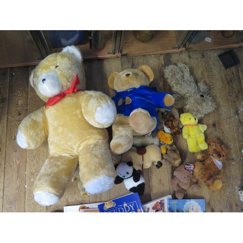 1364 - Collection of Teddy Bears and Other Plush Toys including large Wintoy bear, etc.