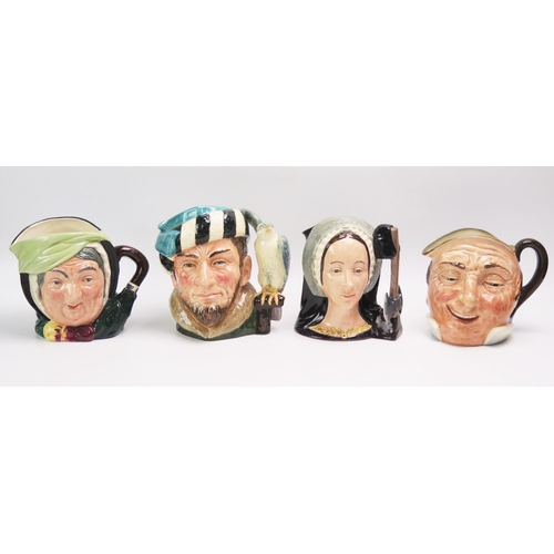 1008 - Four Royal Doulton large character jugs including D 6644 2Anne Boleyn