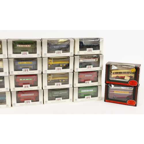 1103 - Collection of EFE and Corgi 1:76 OO Scale Model Buses and Commercial Vehicles - all boxed