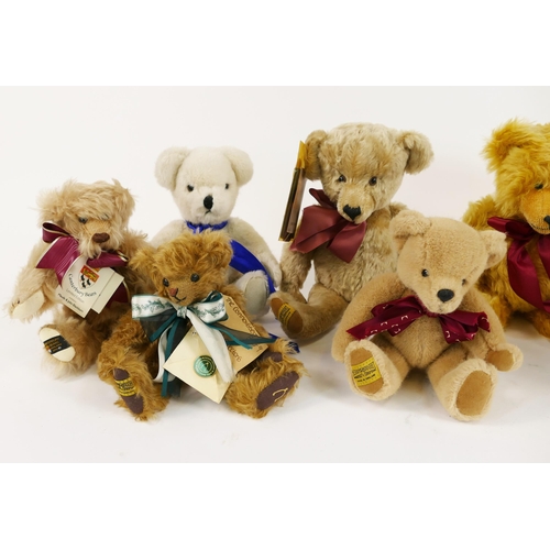 1107 - Merrythought Teddy Bears Collection including some limited edition Mohair (tallest 35cm) together wi... 