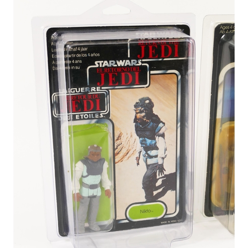 1109 - Palitoy & Kenner Star Wars Return of The Jedi Action Figures Group of 5 including Chief Chirpa, Klaa... 