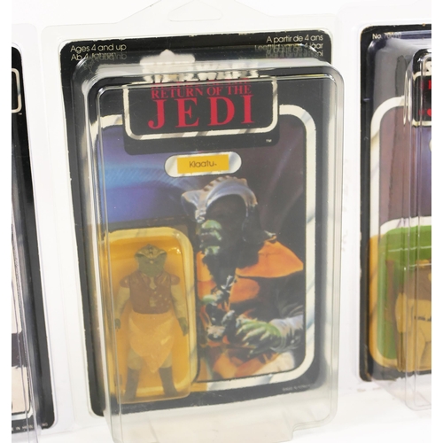 1109 - Palitoy & Kenner Star Wars Return of The Jedi Action Figures Group of 5 including Chief Chirpa, Klaa... 