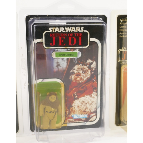 1109 - Palitoy & Kenner Star Wars Return of The Jedi Action Figures Group of 5 including Chief Chirpa, Klaa... 