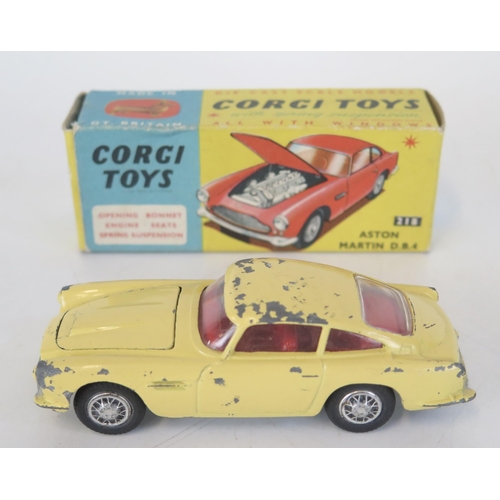 1145A - Corgi No 218 Aston Martin D.B.4, boxed.