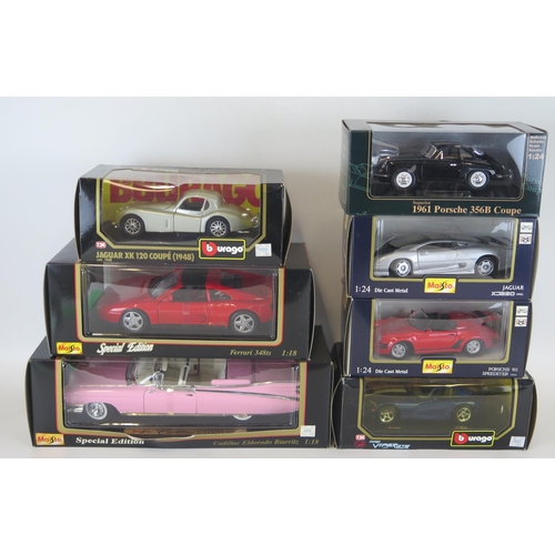 1154C - Maisto Special Edition 1/18th scale diecasts includes: Ferrari 348TS, Cadillac Eldorado Biarritz, Ma... 