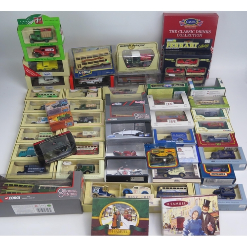 1156B - LLedo, EFE Matchbox and others assorted diecasts vehicles, including commercial vans, buses, saloon ... 