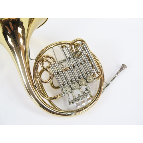 1170 - GEBR Alexander Mainz Alex 90 French Horn with stop valve and a manual F extension off the stop valve... 