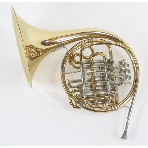 1170 - GEBR Alexander Mainz Alex 90 French Horn with stop valve and a manual F extension off the stop valve... 