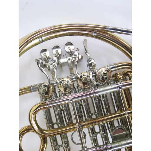 1170 - GEBR Alexander Mainz Alex 90 French Horn with stop valve and a manual F extension off the stop valve... 