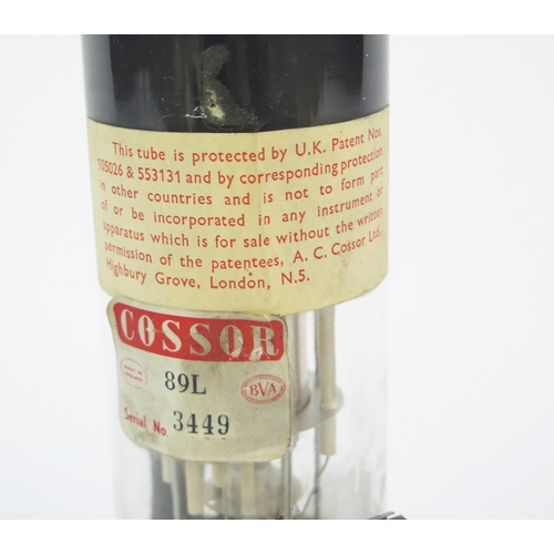 1179 - Cossor 89L Oscilloscope or Similar Tube Valve, 42cm long