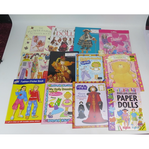 1200E - A collection of press-out, sticker and Dress up books, includes Literary Paper Dolls, Theo's Theatre... 