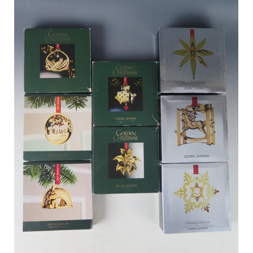 1287 - Georg Jensen, Christmas tree decorations, Christmas dates for 2001, 2003, 2004, 2006, 2007, 2009, 20... 