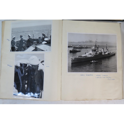 1325 - The Pilots Handbook for the English Channel, 1902, a naval officers scrap album containing photograp... 