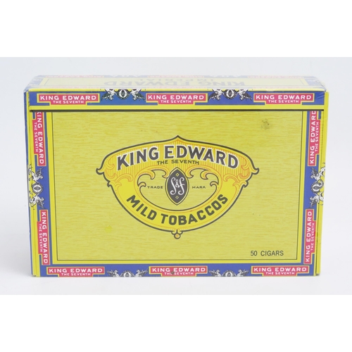 1372 - A sealed box of King Edward Imperial cigars, box containing fifty cigars in new condition.