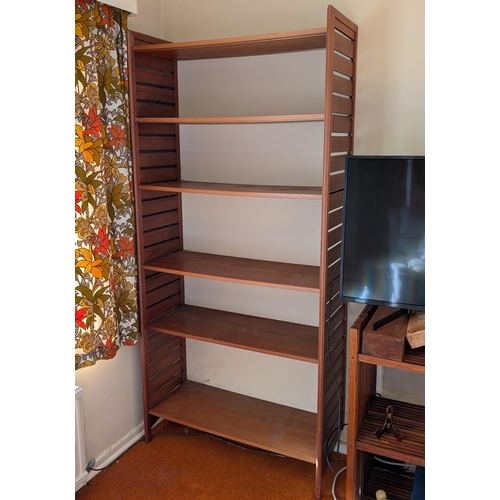 1659 - A Ladderax Wooden Sectional Bookcase, 79(w)x200(h)x38(d) cm with 6x36 cm shalves