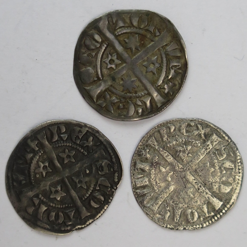 872 - Three Alexander III of Scotland Pennies