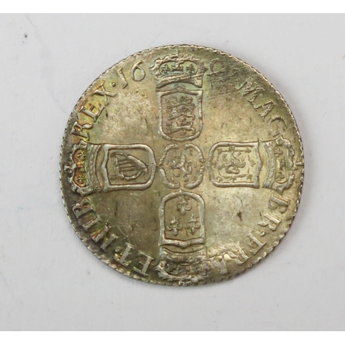 887 - A William III 1697 Sixpence