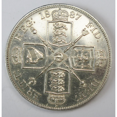 896 - A Victoria 1887 Double Florin