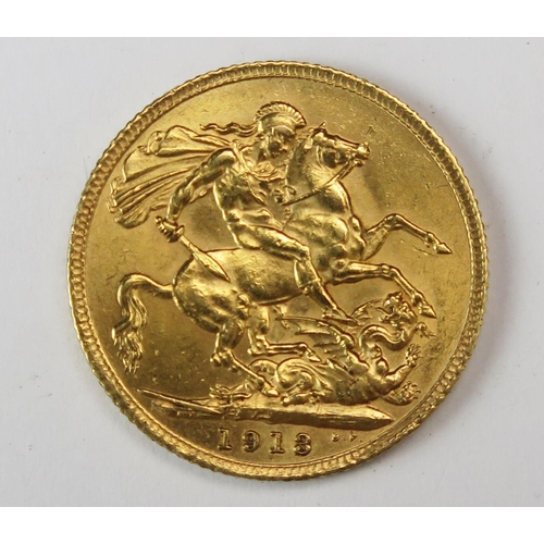 903 - A George V 1913 Full Sovereign