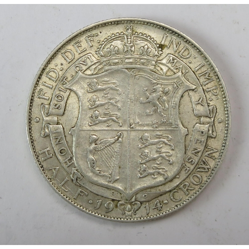 940 - 1914 Half Crown