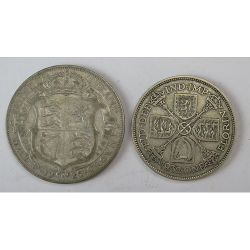 953 - 1925 and 1932 Half Crown and Florin