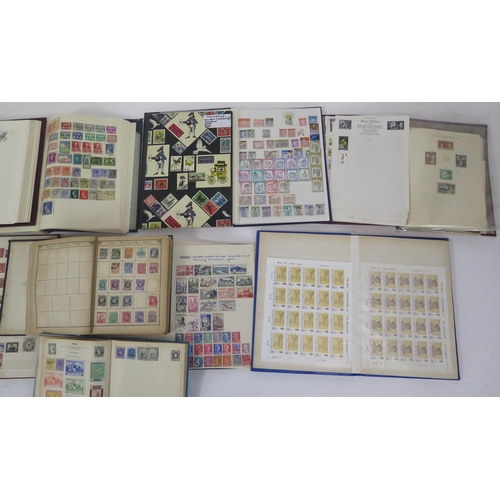 974 - A Collection of World Stamps including Commonwealth unmounted mint and blocks of stamps