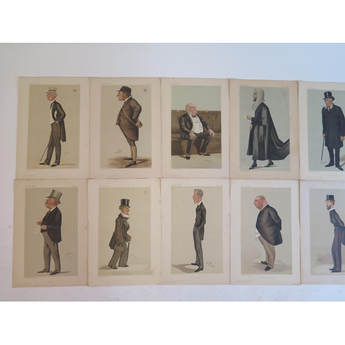 1200H - Eleven Vanity Fair polychrome Spy prints, unmounted and unframed, (11)