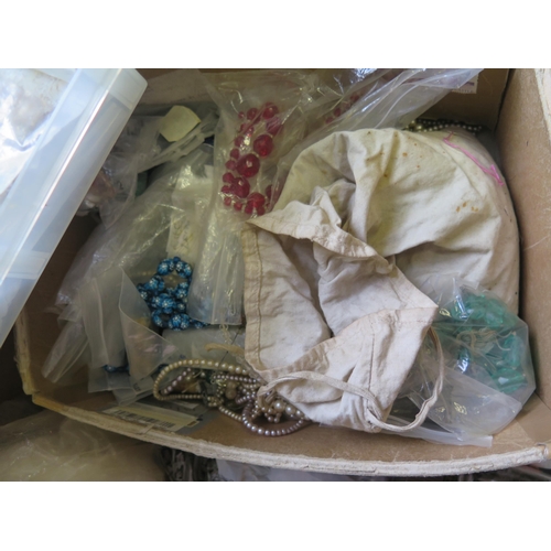 340 - A Large Box of Assorted Beads