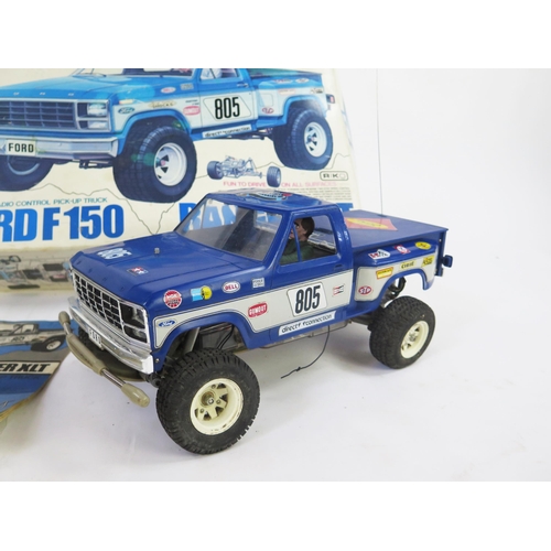 1273 - Tamiya Ford F150 Ranger XLT 1:10 Scale Radio Control Pick-Up Truck - boxed with Asahi acoms AP-227 M... 