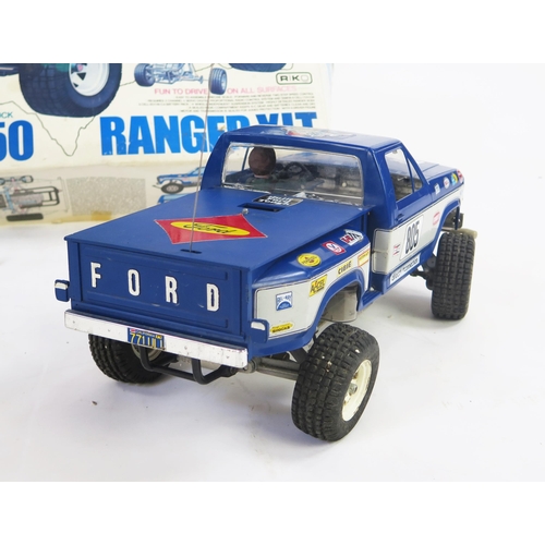 1273 - Tamiya Ford F150 Ranger XLT 1:10 Scale Radio Control Pick-Up Truck - boxed with Asahi acoms AP-227 M... 