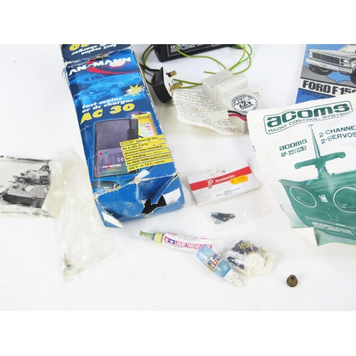 1273 - Tamiya Ford F150 Ranger XLT 1:10 Scale Radio Control Pick-Up Truck - boxed with Asahi acoms AP-227 M... 