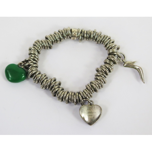 109 - A LINKS of London Charm Bracelet, 63g. Sold by SCOPE charity
